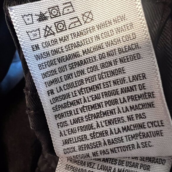 American Eagle Outfitters black high rise paper bag pant black small - Picture 10 of 10